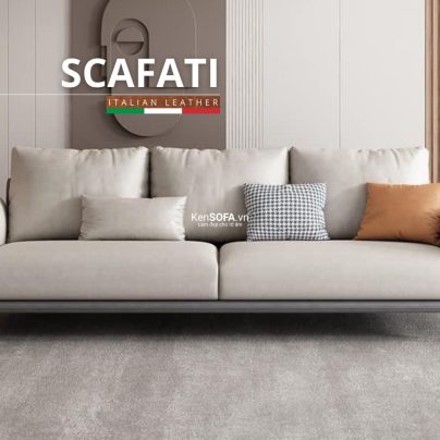 Sofa băng da cao cấp CC111 Scafati Hàn Quốc nhập khẩu