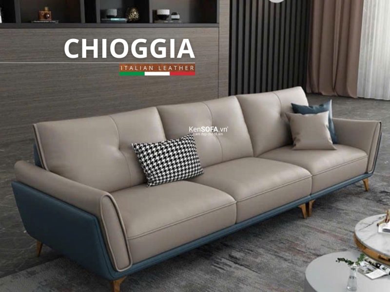 Sofa băng da cao cấp CC112 Chioggia Hàn Quốc nhập khẩu