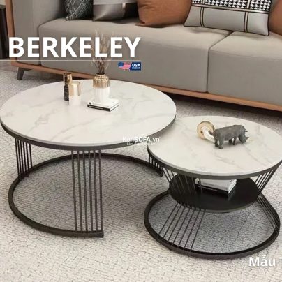 Cặp bàn sofa mặt đá Ceramic T86 Berkeley