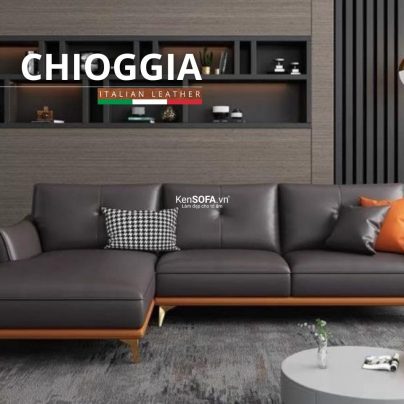 Sofa góc da cao cấp CC112 Chioggia Hàn Quốc nhập khẩu