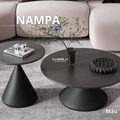 Cặp bàn sofa mặt đá Ceramic T92 Nampa