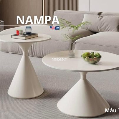 Cặp bàn sofa mặt đá Ceramic T92 Nampa