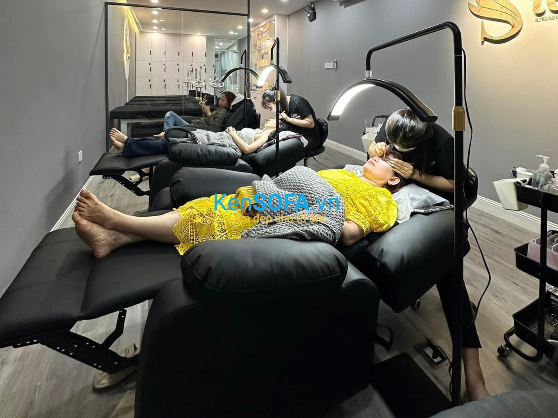 Ghế Nối Mi Nhập Khẩu Cho Salon Làm Đẹp