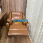 Ghế sofa điện da bò