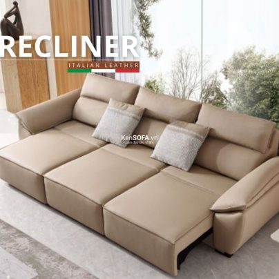 Sofa thư giãn Da Bò Ý 🇮🇹 chỉnh điện Recliner R07