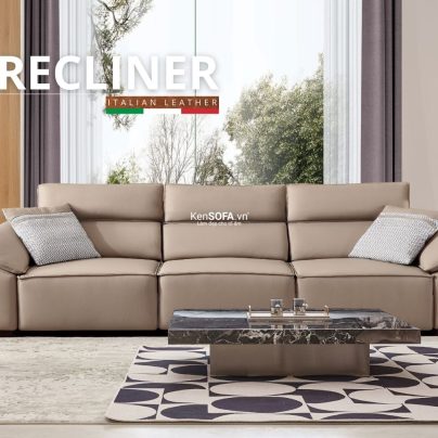 Sofa thư giãn Da Bò Ý 🇮🇹 chỉnh điện Recliner R07