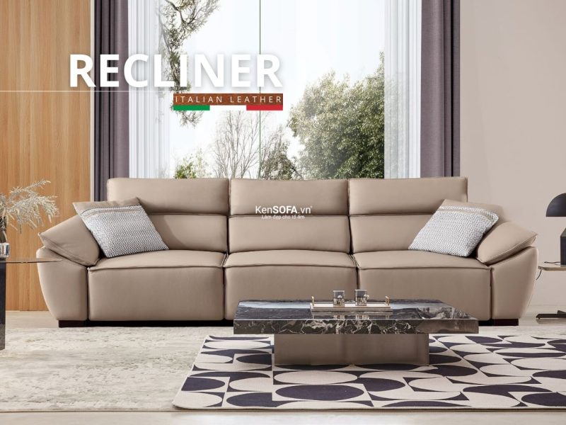 Sofa thư giãn Da Bò Ý 🇮🇹 chỉnh điện Recliner R07