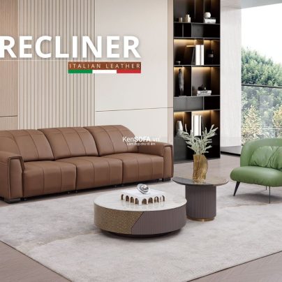 Sofa thư giãn Da Bò Ý 🇮🇹 chỉnh điện Recliner R08