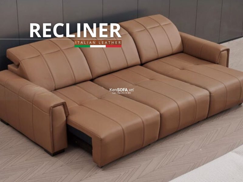 Sofa thư giãn Da Bò Ý 🇮🇹 chỉnh điện Recliner R08