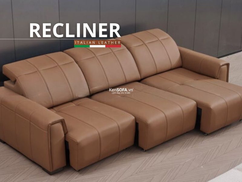 Sofa thư giãn Da Bò Ý 🇮🇹 chỉnh điện Recliner R08