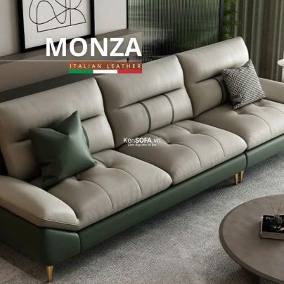 Sofa băng da cao cấp CC113 Monza Hàn Quốc nhập khẩu