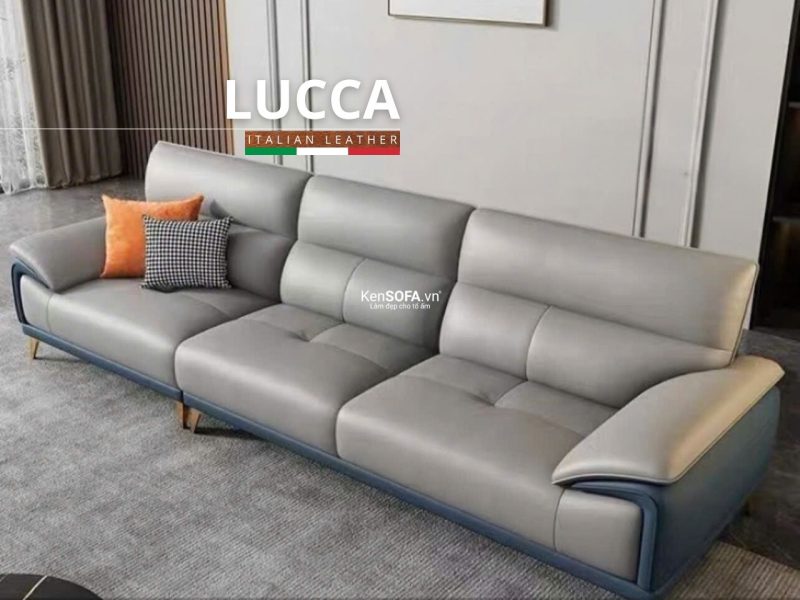 Sofa băng da cao cấp CC115 Lucca Hàn Quốc nhập khẩu