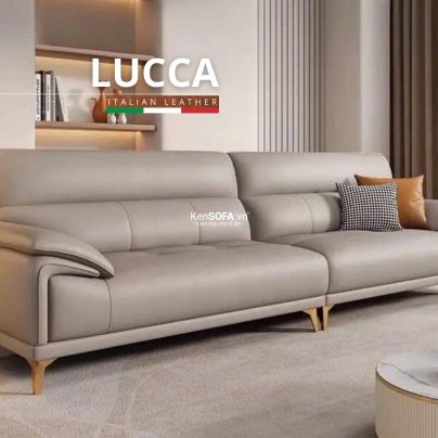 Sofa băng da cao cấp CC115 Lucca Hàn Quốc nhập khẩu