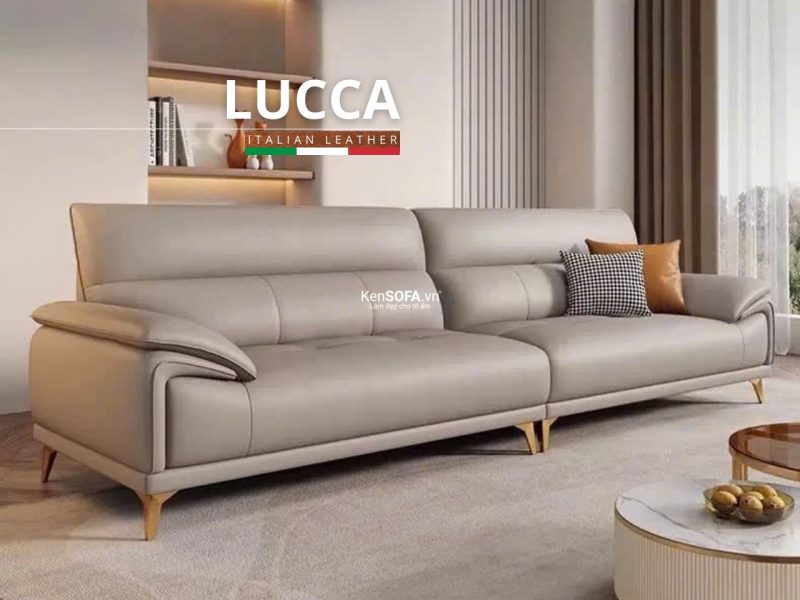 Sofa băng da cao cấp CC115 Lucca Hàn Quốc nhập khẩu