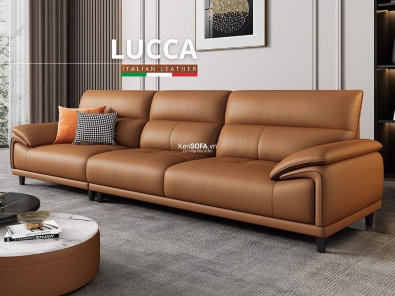 Sofa băng da cao cấp CC115 Lucca Hàn Quốc nhập khẩu