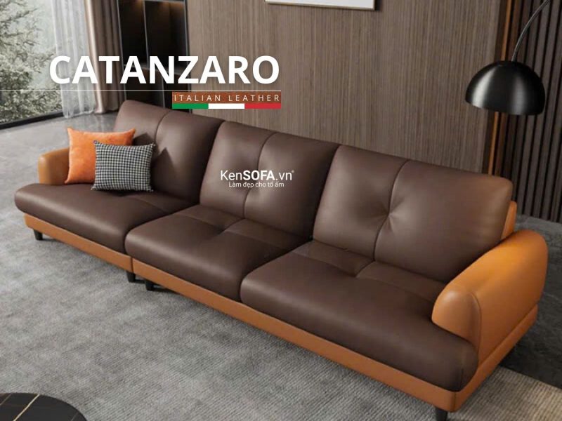 Sofa băng da cao cấp CC116 Catanzaro Hàn Quốc nhập khẩu