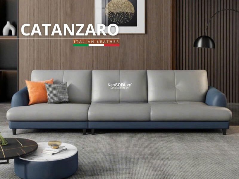 Sofa băng da cao cấp CC116 Catanzaro Hàn Quốc nhập khẩu