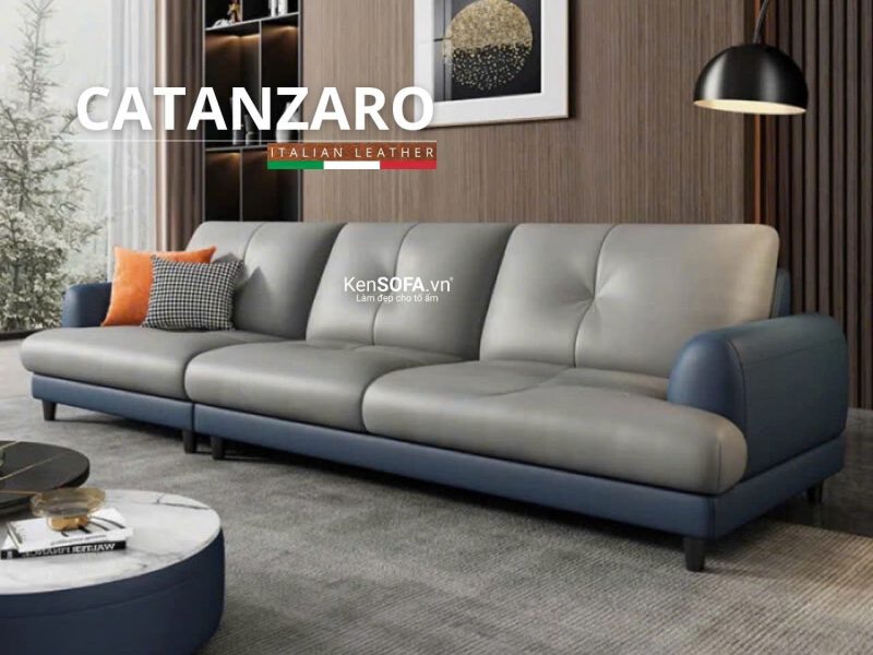 Sofa băng da cao cấp CC116 Catanzaro Hàn Quốc nhập khẩu