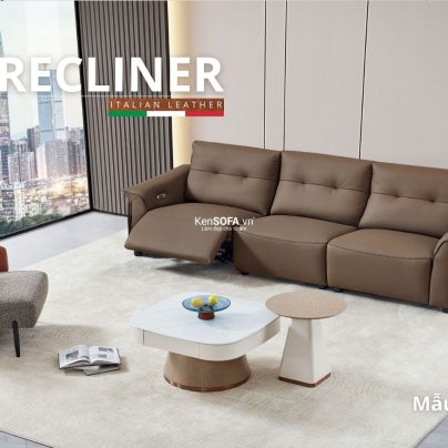 Sofa thư giãn Recliner R10 3 chỗ Hàng xuất khẩu