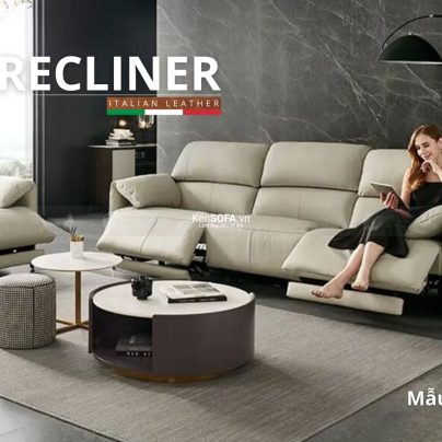 Sofa thư giãn Recliner R22 3 chỗ Hàng xuất khẩu