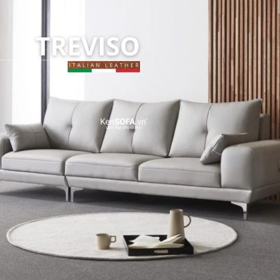 Sofa băng da cao cấp CC117 Treviso Hàn Quốc nhập khẩu