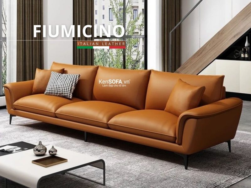 Sofa băng da cao cấp CC121 Fiumicino Hàn Quốc nhập khẩu