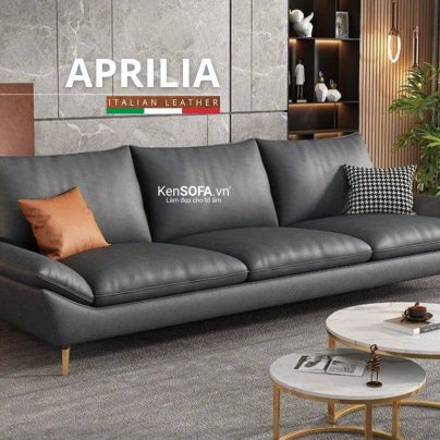 Sofa băng da cao cấp CC125 Aprilia Hàn Quốc nhập khẩu