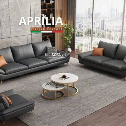 Sofa băng da cao cấp CC125 Aprilia Hàn Quốc nhập khẩu