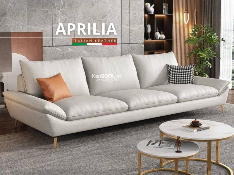 Sofa băng da cao cấp CC125 Aprilia Hàn Quốc nhập khẩu