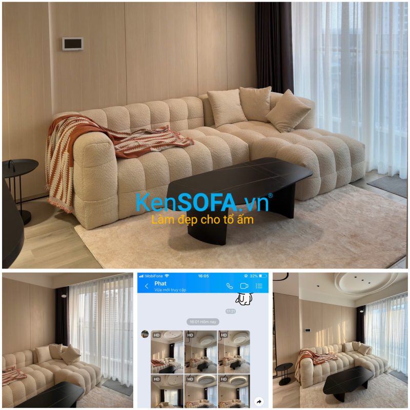 Sofa Múi Nhấn