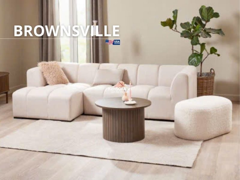 Sofa góc L56 Brownsville