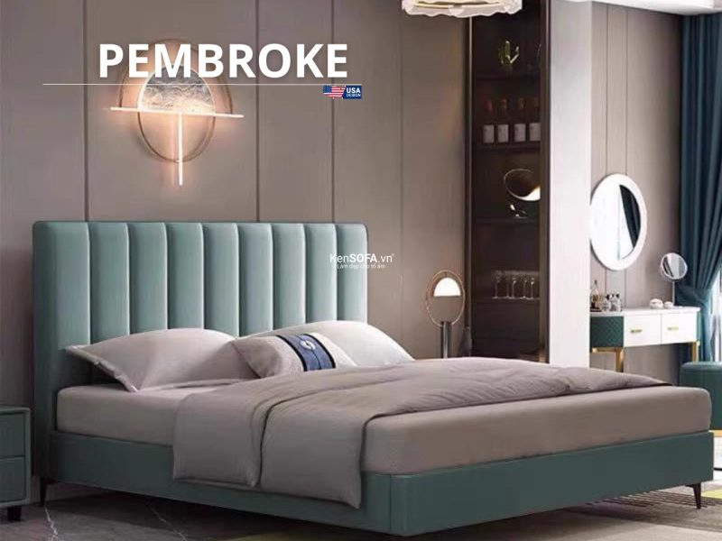 Giường Ngủ Bọc Nệm Pembroke GN01