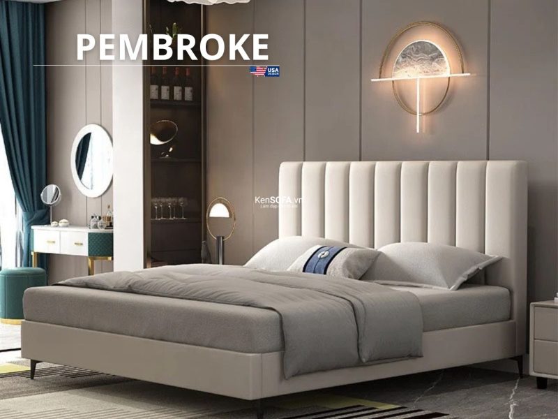 Giường Ngủ Bọc Nệm Pembroke GN01