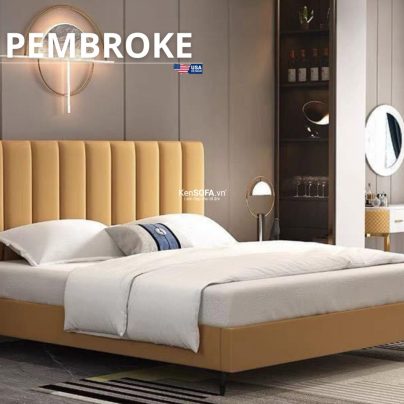 Giường Ngủ Bọc Nệm Pembroke GN01