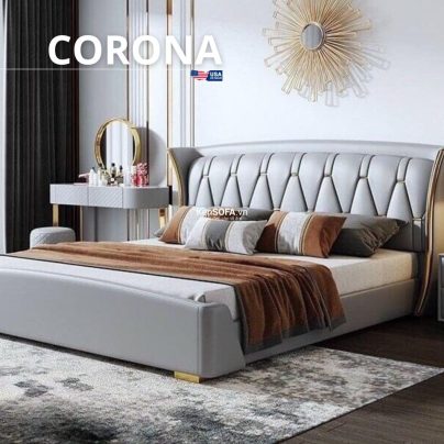 Giường Ngủ Bọc Nệm Corona GN05