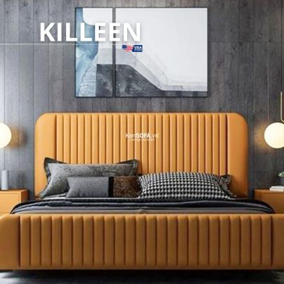 Giường Ngủ Bọc Nệm Killeen GN06