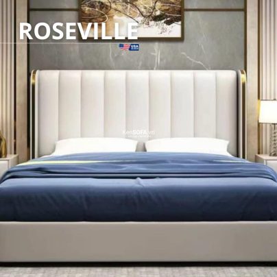 Giường Ngủ Bọc Nệm Roseville GN09