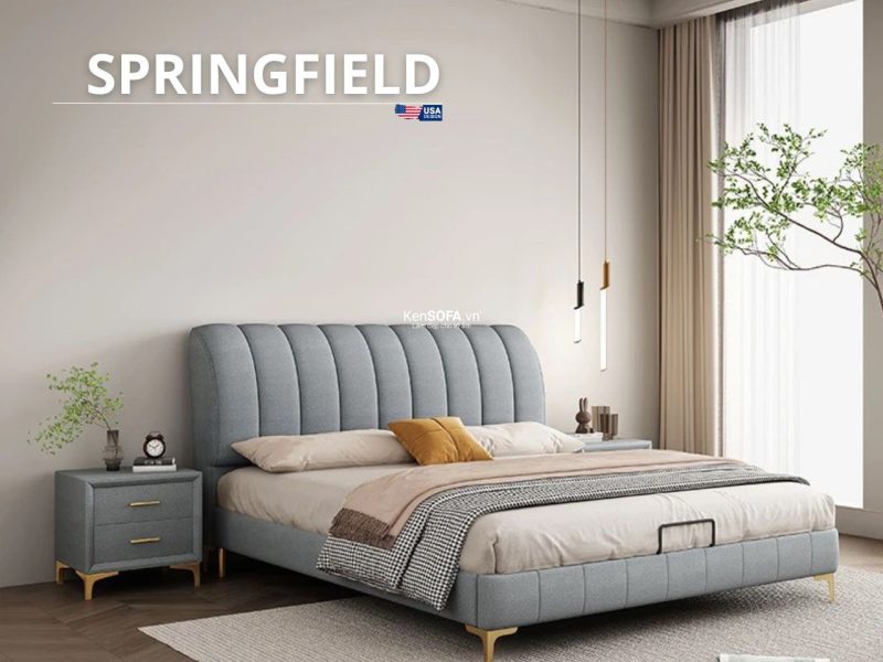 Giường Ngủ Bọc Nệm Springfield GN11