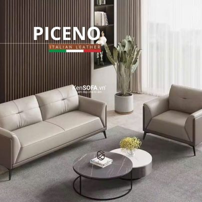 Sofa băng da cao cấp CC129 Piceno Hàn Quốc nhập khẩu