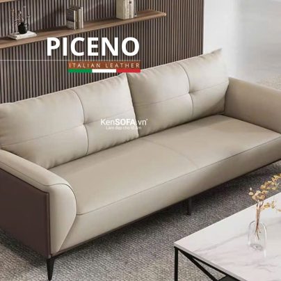 Sofa băng da cao cấp CC129 Piceno Hàn Quốc nhập khẩu