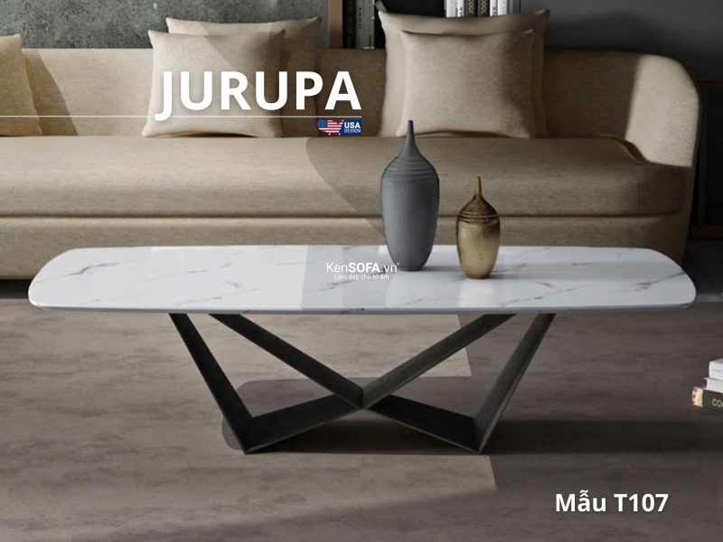 Bàn sofa mặt đá Ceramic T107 Jurupa