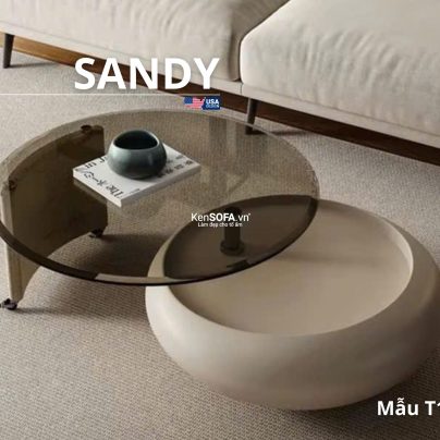 Cặp bàn sofa nhập khẩu T113 Sandy