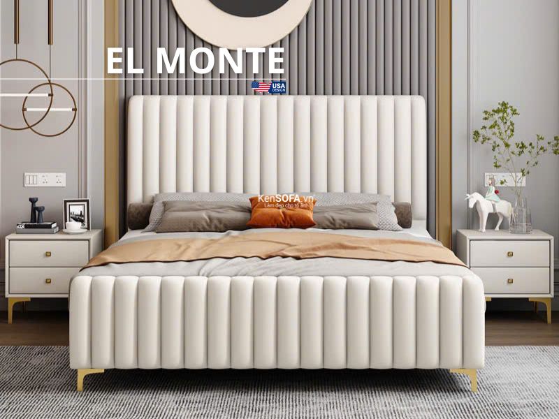 Giường Ngủ Bọc Nệm El Monte GN22