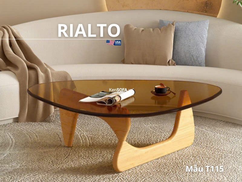 Bàn sofa nhập khẩu T115 Rialto