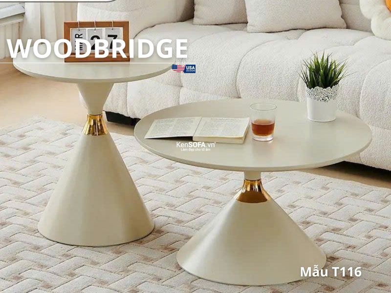 Cặp bàn sofa mặt đá Ceramic T116 Boulder