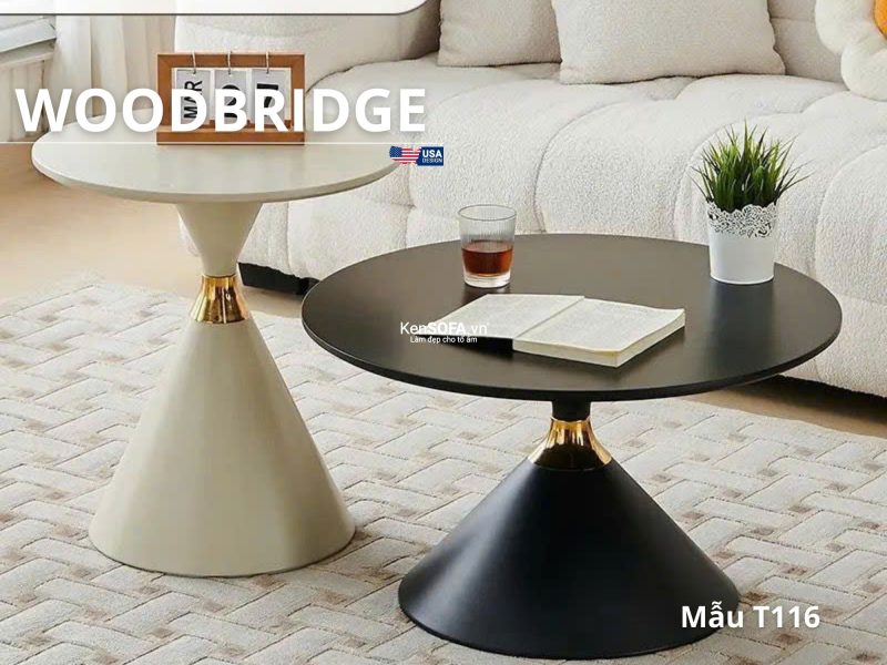 Cặp bàn sofa mặt đá Ceramic T116 Boulder