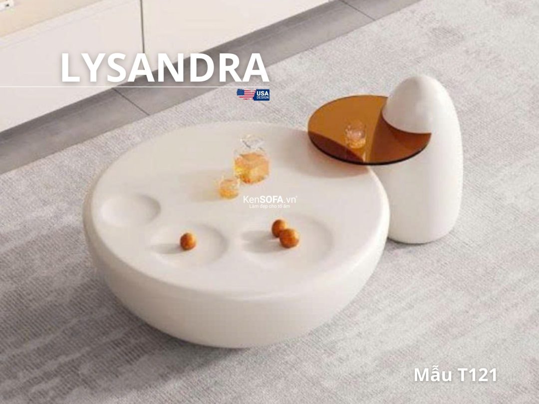 Cặp bàn sofa nhập khẩu T121 Lysandra
