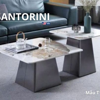 Cặp bàn sofa mặt đá Ceramic T123 Mirabella