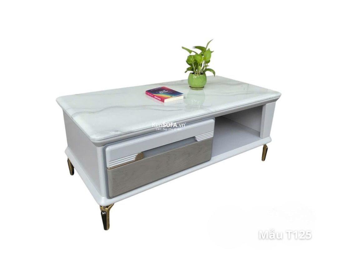 Bàn sofa mặt đá T125 nhập khẩu