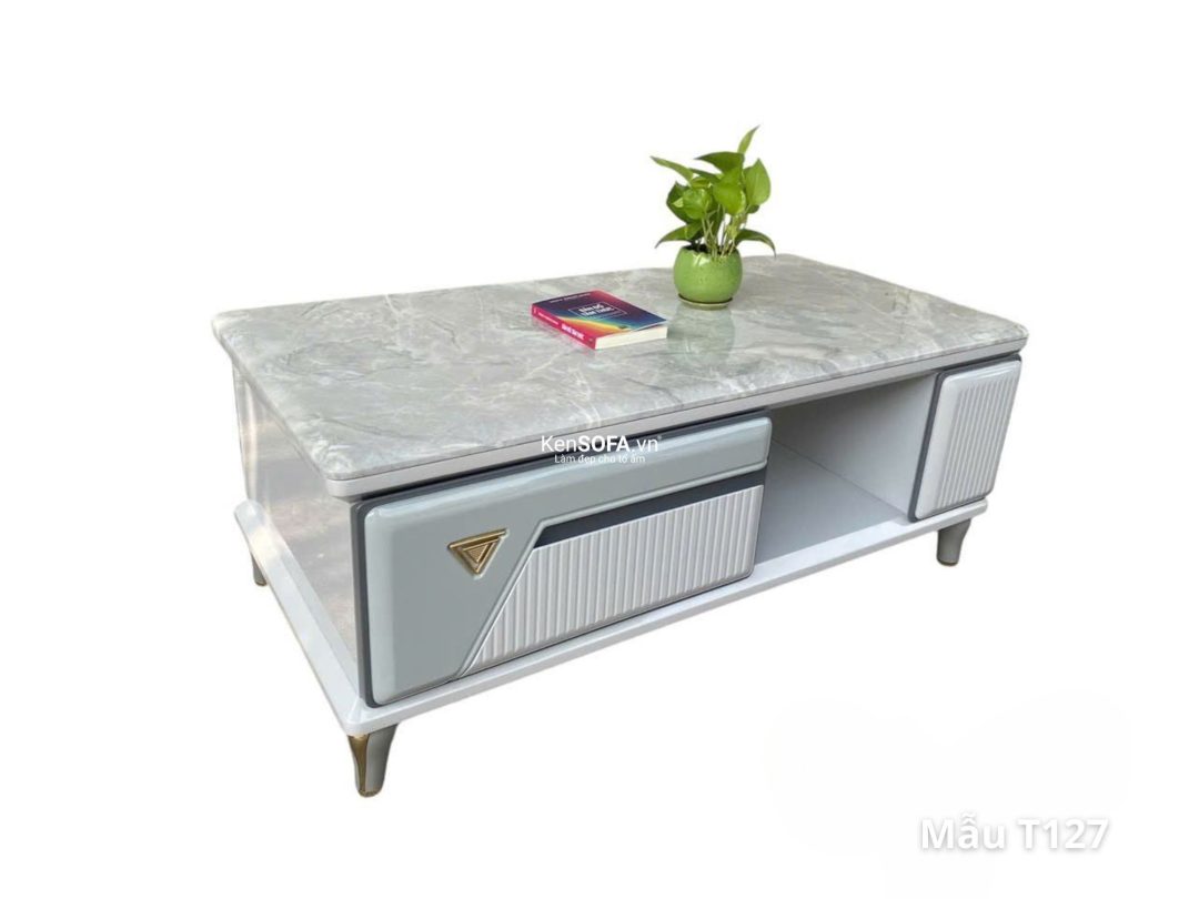 Bàn sofa mặt đá T127 nhập khẩu